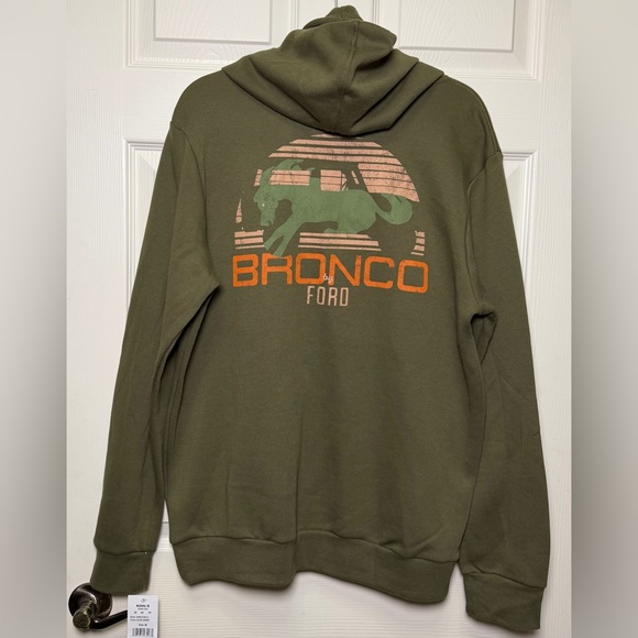 Hybrid Apparel Ford Bronco Olive Hoodie - Picture 7 of 8